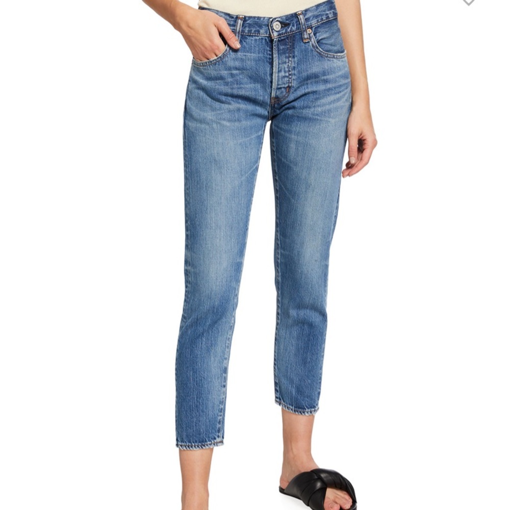Moussy Vintage Macon Tapered Cropped Jeans Size 27 NWT